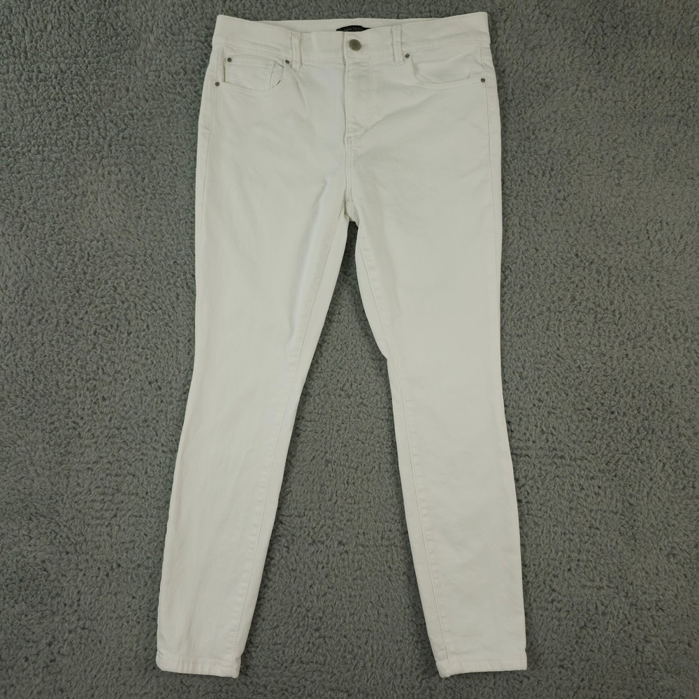 Ann Taylor Jeans Womens 6P The Skinny Mid Rise Stretch Denim Casual Minimalist